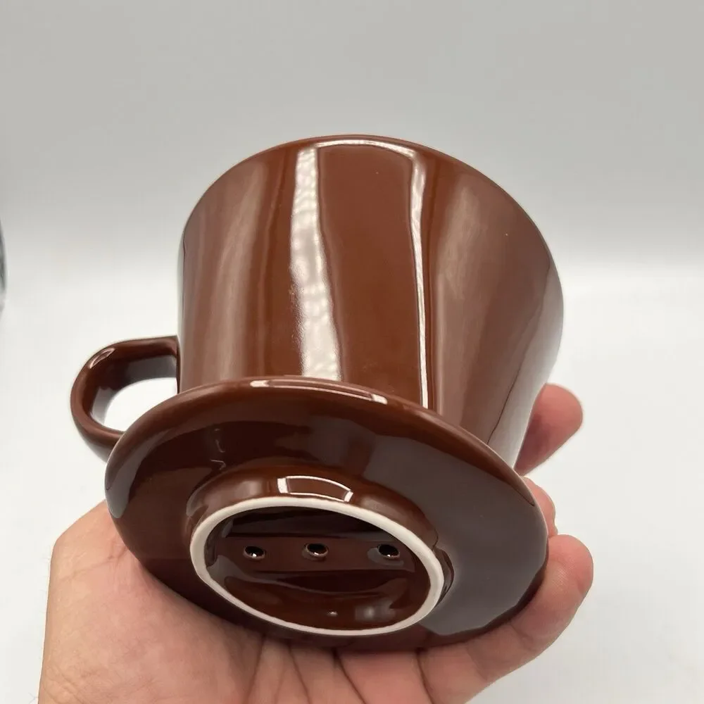 DOWAN Pour over Coffee Dripper, Non Electric Pour over Coffee Maker Porcelain